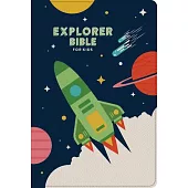 CSB Explorer Bible for Kids, Blast Off Leathertouch