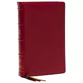 Kjv, Personal Size Large Print Single-Column Reference Bible, Premium Goatskin Leather, Red, Premier Collection, Red Letter, Thumb Indexed, Comfort Pr