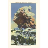 The Vintage Journal Lassen Volcano Erupting