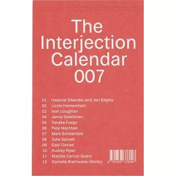 The Interjection Calendar 007