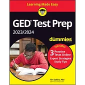 GED Test Prep 2023/2024 for Dummies with Online Practice
