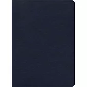 CSB Verse-By-Verse Reference Bible, Navy Leathertouch