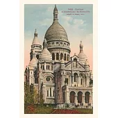 Vintage Journal Sacred Heart Basilica, Montmartre