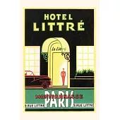 Vintage Journal Hotel Littre Advertisement