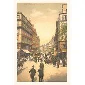 Vintage Journal Parisian Street Scene