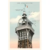 Vintage Journal Top of the Eiffel Tower