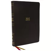 NKJV Holy Bible, Super Giant Print Reference Bible, Brown Bonded Leather, 43,000 Cross References, Red Letter, Thumb Indexed, Comfort Print: New King