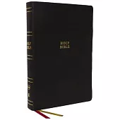 NKJV Holy Bible, Super Giant Print Reference Bible, Black Genuine Leather, 43,000 Cross References, Red Letter, Thumb Indexed, Comfort Print: New King