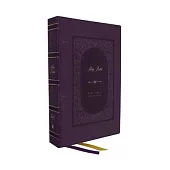 KJV Bible, Giant Print Thinline Bible, Vintage Series, Leathersoft, Purple, Red Letter, Thumb Indexed, Comfort Print: King James Version: King James V