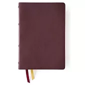 Nkjv, Thompson Chain-Reference Bible, Large Print, Genuine Leather, Cowhide, Burgundy, Red Letter, Art Gilded Edges, Comfort Print