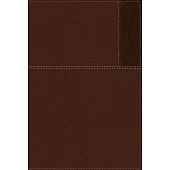 Niv, Thinline Reference Bible, Large Print, Leathersoft, Brown, Red Letter, Comfort Print
