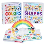 紙藝大師送給孩子的色彩 + 形狀立體書（２冊）