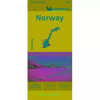 Michelin Norway Map 752
