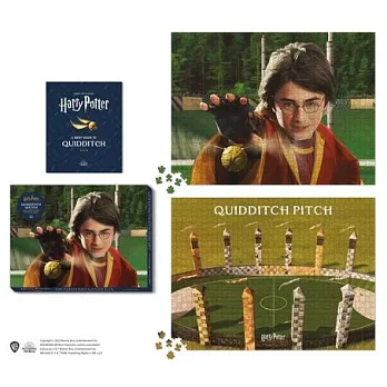 哈利波特：魁地奇球賽二合一雙面拼圖組（1000片） Harry Potter Quidditch Match 2-In-1 Double-Sided 1000-Piece Puzzle
