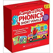 歡樂自然拼讀：短母音(12 冊套書)Laugh-A-Lot Phonics: Short Vowels (Parent Pack): 12 Engaging Books That Teach Key Decoding Skills to Help New Readers Soar
