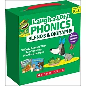 歡樂學自然拼讀 ：混合音和二合字母(12 冊套書)Laugh-a-Lot Phonics: Blends & Digraphs (Parent Pack): 12 Engaging Books That Teach Key Decoding Skills to Help New Readers Soar