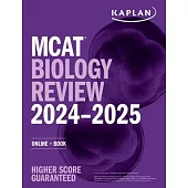 MCAT Biology Review 2024-2025: Online + Book