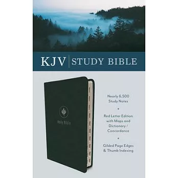 The KJV Study Bible, Indexed (Evergreen Fog)