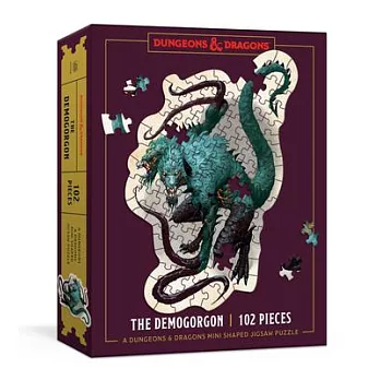 Dungeons & Dragons Mini Shaped Jigsaw Puzzle: The Demogorgon Edition: 100+ Piece Collectible Puzzle for All Ages
