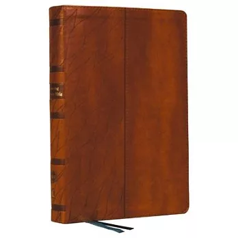 Nkjv, Encountering God Study Bible, Leathersoft, Brown, Red Letter, Thumb Indexed, Comfort Print: Insights from Blackaby Ministries on Living Our Fait