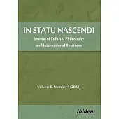 In Statu Nascendi: Special Edition: On Continental Philosophy No. 10 Volume 6. Number 1