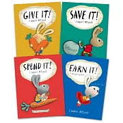 Money Bunny《小兔子學理財套書：陪孩子從賺、買、存、捐學人生財富價值》套書（共四冊）