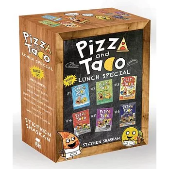 《披薩與塔可》6冊精裝漫畫（5-9歲適讀）Pizza and Taco Lunch Special: 6-Book Boxed Set