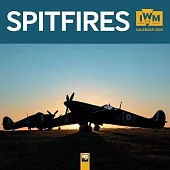 Imperial War Museums: Spitfires Wall Calendar 2024 (Art Calendar)