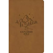 CSB Explorer Bible for Kids, Brown Mountains Leathertouch, Indexed: Placing God’s Word in the Middle of God’s World