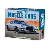 American Muscle Cars 2024 6.2 X 5.4 Box Calendar