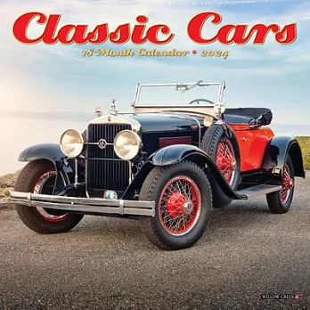 Classic Cars 2024 7 X 7 Mini Wall Calendar