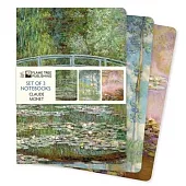 Claude Monet Set of 3 Standard Notebooks