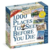 1,000 Places to See Before You Die Page-A-Day Calendar 2024: A Year of Travel