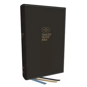 Net, Timeless Truths Bible, Genuine Leather, Black, Comfort Print: One Faith. Handed Down. for All the Saints.