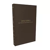 Kjv, Pocket New Testament with Psalms and Proverbs, Leatherflex, Brown, Red Letter, Comfort Print