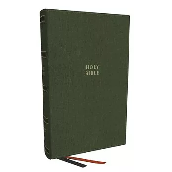 Nkjv, Single-Column Reference Bible, Verse-By-Verse, Leathersoft, Green, Red Letter, Comfort Print