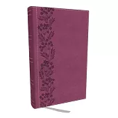 NKJV Holy Bible, Personal Size Large Print Reference Bible, Pink, Leathersoft, 43,000 Cross References, Red Letter, Thumb Indexed, Comfort Print: New