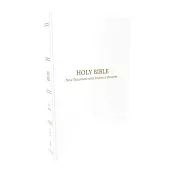 Kjv, Pocket New Testament with Psalms and Proverbs, Softcover, White, Red Letter, Comfort Print