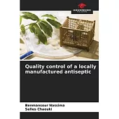 Quality control of a locally manufactured antiseptic