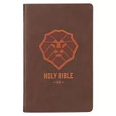 KJV Kids Bible, 40 Pages Full Color Study Helps, Presentation Page, Ribbon Marker, Holy Bible for Children Ages 8-12, Lion Emblem Faux Leather Flexibl