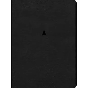 CSB Men’s Daily Bible, Black Leathertouch, Indexed