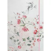 Flowers & Birds Peony Pink A5 Notebook