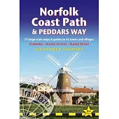 Norfolk Coast Path & Peddars Way: British Walking Guide: 77 Large-Scale Walking Maps (1:20,000) & Guides to 45 Towns & Villages - Planning, Places to