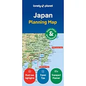 Lonely Planet Japan Planning Map 2