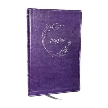 NKJV Ultra Thinline Bible, Purple Leathersoft, Red Letter, Comfort Print
