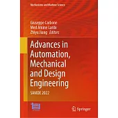Advances in Automation, Mechanical and Design Engineering: Samde 2022