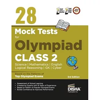 28 Mock Test Series for Olympiads Class 2 Science, Mathematics, English, Logical Reasoning, GK & Cyber 3rd Edition