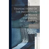 Transactions Of The Institution Of Water Engineers, Volumes 1-16