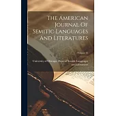 The American Journal Of Semitic Languages And Literatures; Volume 32