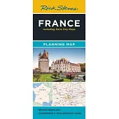 Rick Steves France Planning Map: Including Paris City Maps